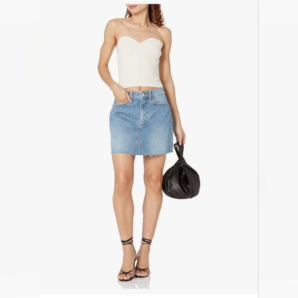 The Drop Arhaan Denim Mini
Skirt #1204 - Picture 7 of 8